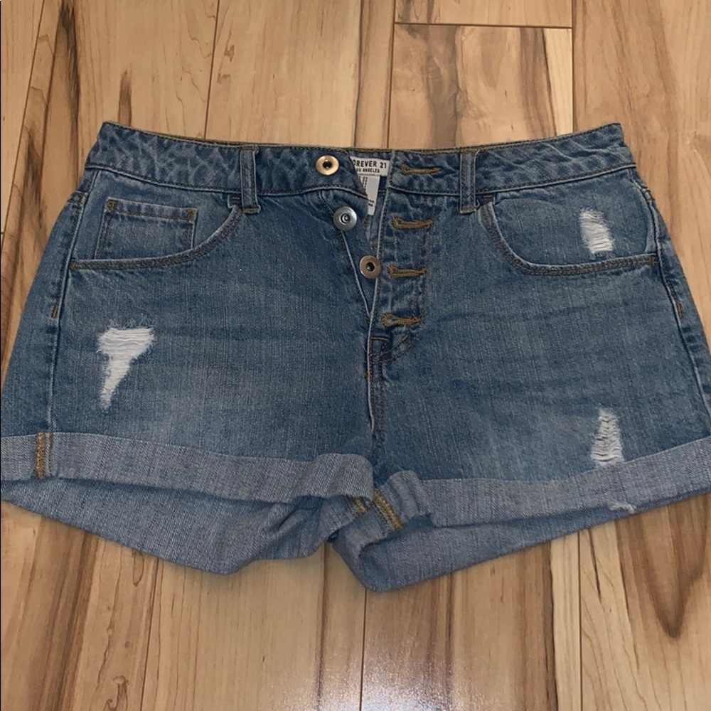 F21 jean short